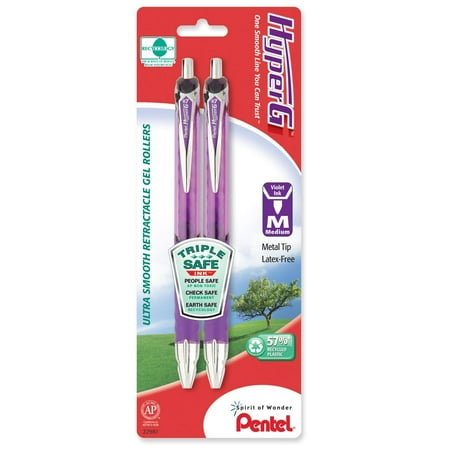 Pentel HyperG Retractable Gel Pen