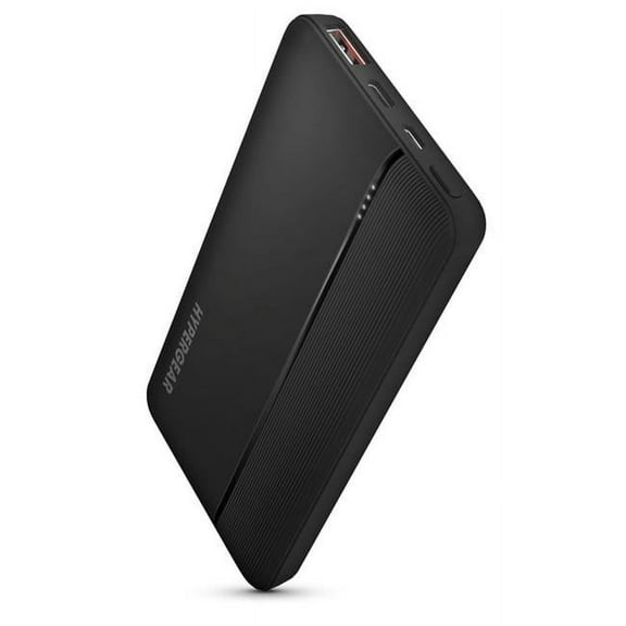 HyperGear 10000mAh 20W PD + USB Power Bank Black