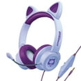 thumbnail image 1 of HyperGear 15555 Kombat Kitty Gaming Headset Purple, 1 of 4