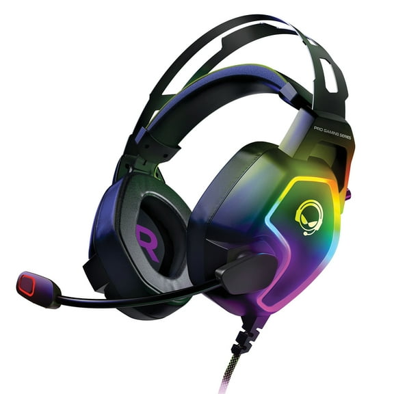 HyperGear 15596 SoundRecon RGB LED Professional Gaming Headset