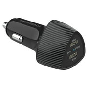 HyperGear 15620 SpeedBoost 45W PD شاحن سيارة إخراج مزدوج أسود