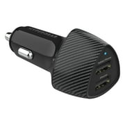HyperGear 15621 SpeedBoost 17W شاحن سيارة USB مزدوج أسود