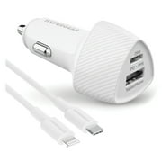 HyperGear SpeedBoost 25W PD Lightning Car Kit w Fast-Charging Tech 15623-HYP