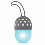 HyperGear 15717 Go-Glo Indoor and Outdoor Bluetooth Light-up-LED 3-Watt Portable Speaker Gray