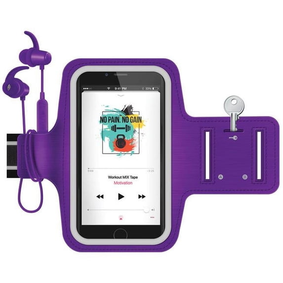 HyperGear ActiveGear Wireless Earphones + Sports Armband (PHONESBAND-PRNT)