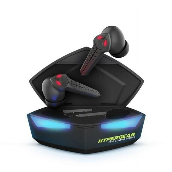 HyperGear CobraStrike True Wireless Gaming Earbuds with No Lag Audio () Black