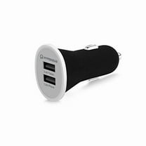HyperGear Dual USB 2.4A Rubberized Vehicle Charger Gen-2 (RUBCHARGER-PRNT)