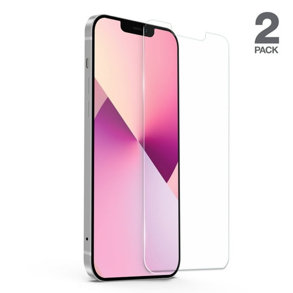 HyperGear HD Tempered Glass Screen Protector for iPhone - Pro 2 Pack (15600-HYP)