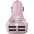 thumbnail image 1 of HyperGear High-Power 6.8 Amp Output Quad USB Car Charger - Rose Gold, 1 of 3