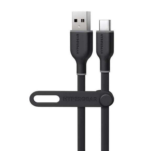 HyperGear 15908-HYP HyperGear Flexi PRO USB to USB-C Cable 6ft - Black