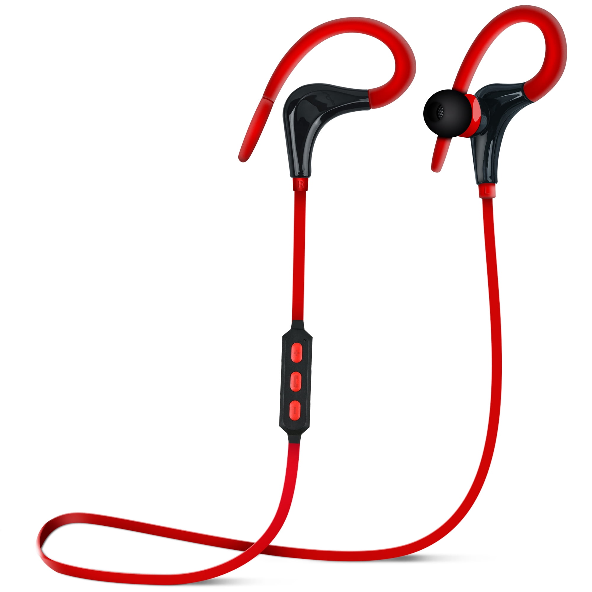 HyperGear Marathon Sport Wireless Earphones Power Red