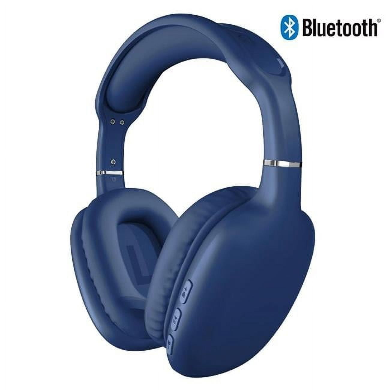 HyperGear VIBE Wireless Bluetooth Headphones w/ Extended Battery Life () Blue