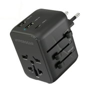 HyperGear WorldCharge Universal Travel Adapter with USB/USB-C Black, 15822