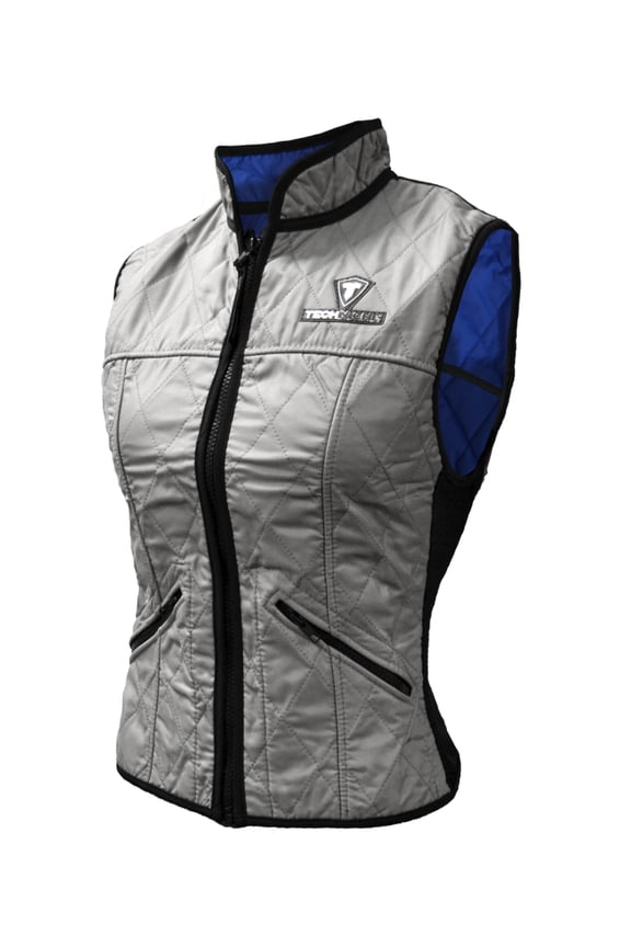 Deluxe Womens Cooling Vest Silver SM