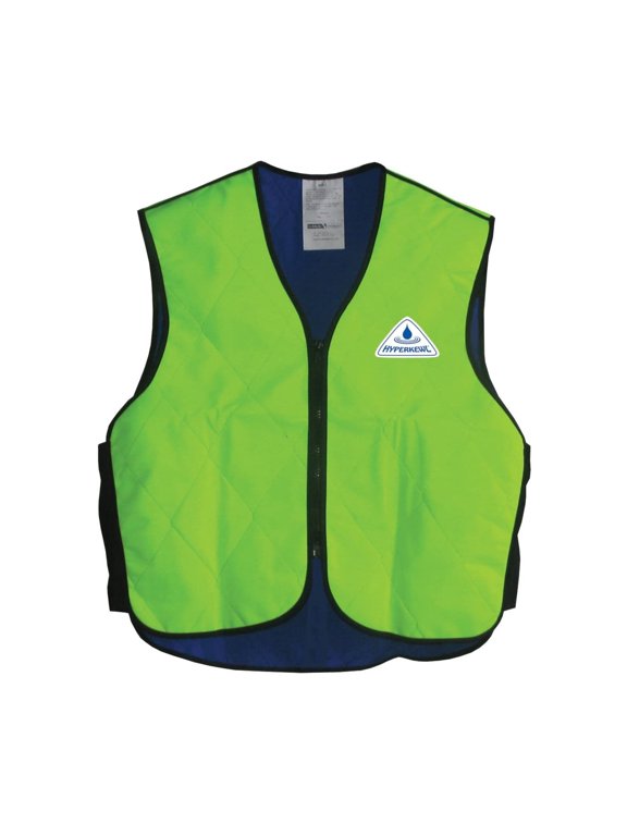 Hyperkewl Evaporative Sport Cooling Vest, Hi-Viz Lime, Small