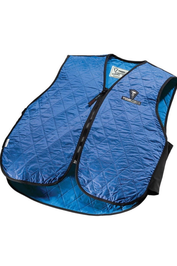Evaporative Sport Cooling Vest, Blue, Large