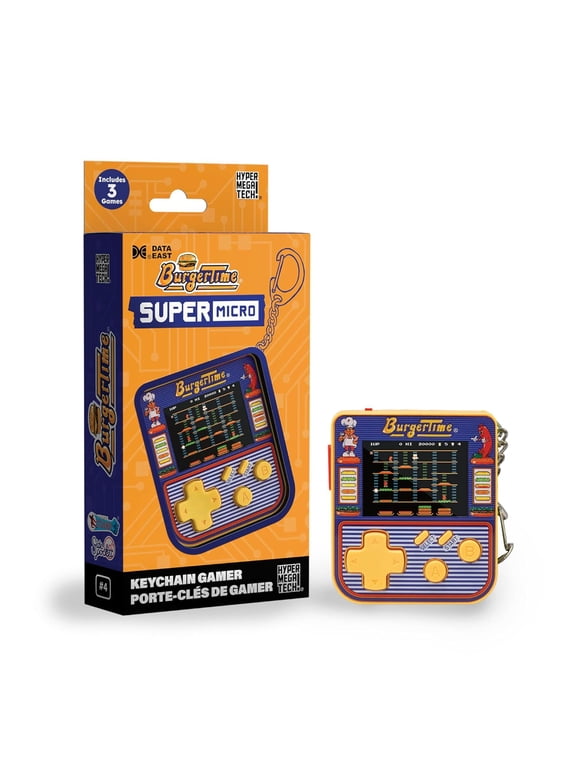 Data East Burgertime Keychain - 3 Built-in Games