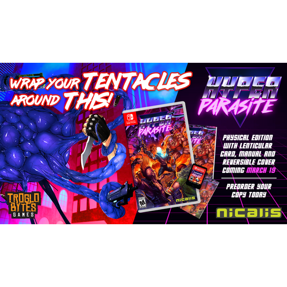 HyperParasite, Nicalis, Nintendo Switch, Physical Edition