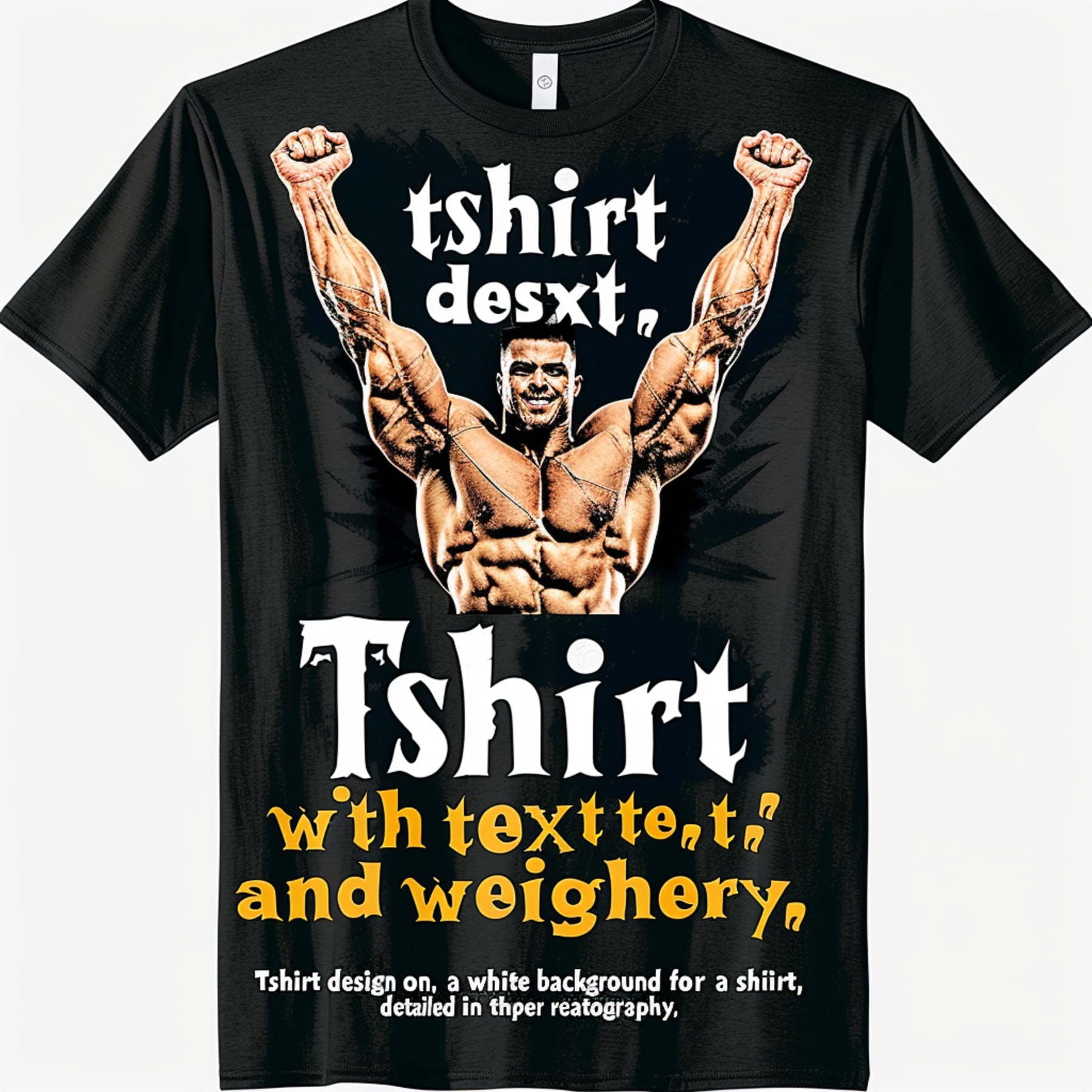HyperRealistic Gymnast TShirt Feel the Power of Strength and Grace with this Stunning Design