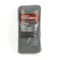 HyperTough #0000 Super Fine Steel Wool Cleaning Scrub Pads, 12-Pack