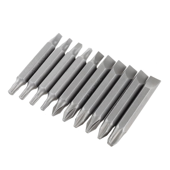 HyperTough 10 Piece 2 inch Double-end Screwdriver Bits Set