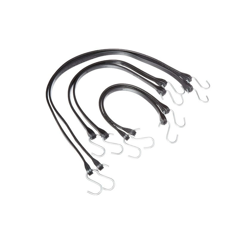 HyperTough 6-Pack Tarp Strap with Steel Hooks, 15