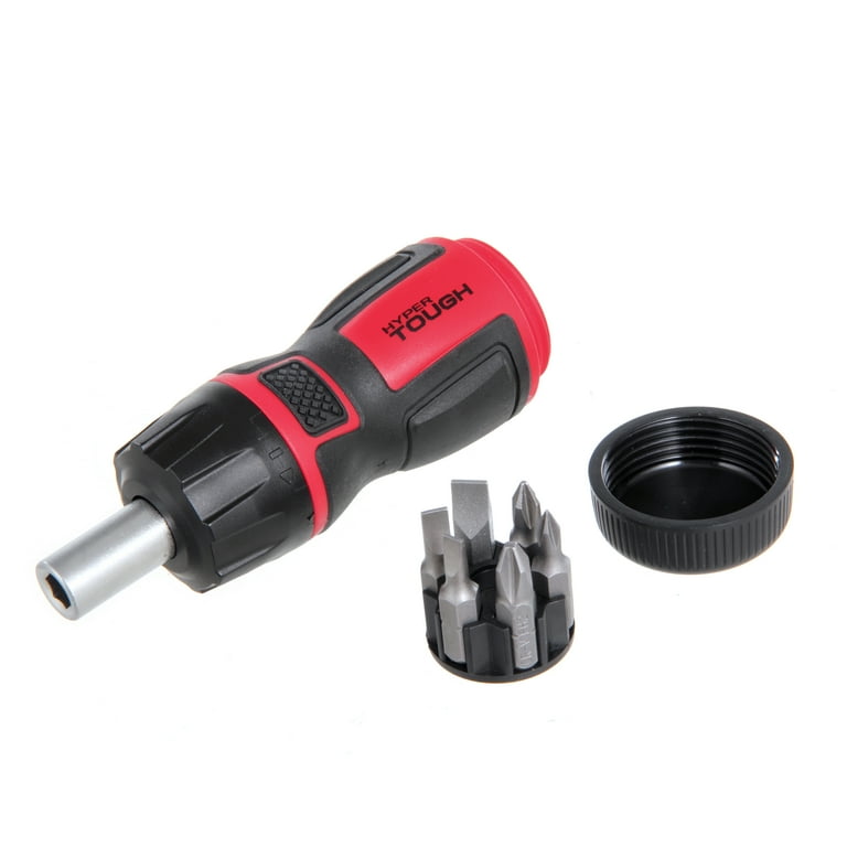 HyperTough 7 Piece Ratcheting Screwdriver Set TS70896N - Walmart.com