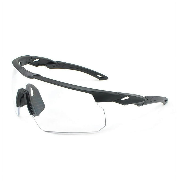 Hyper Tough Safety Glasses ANSI Z87.1 Clear Lens Eyewear for
