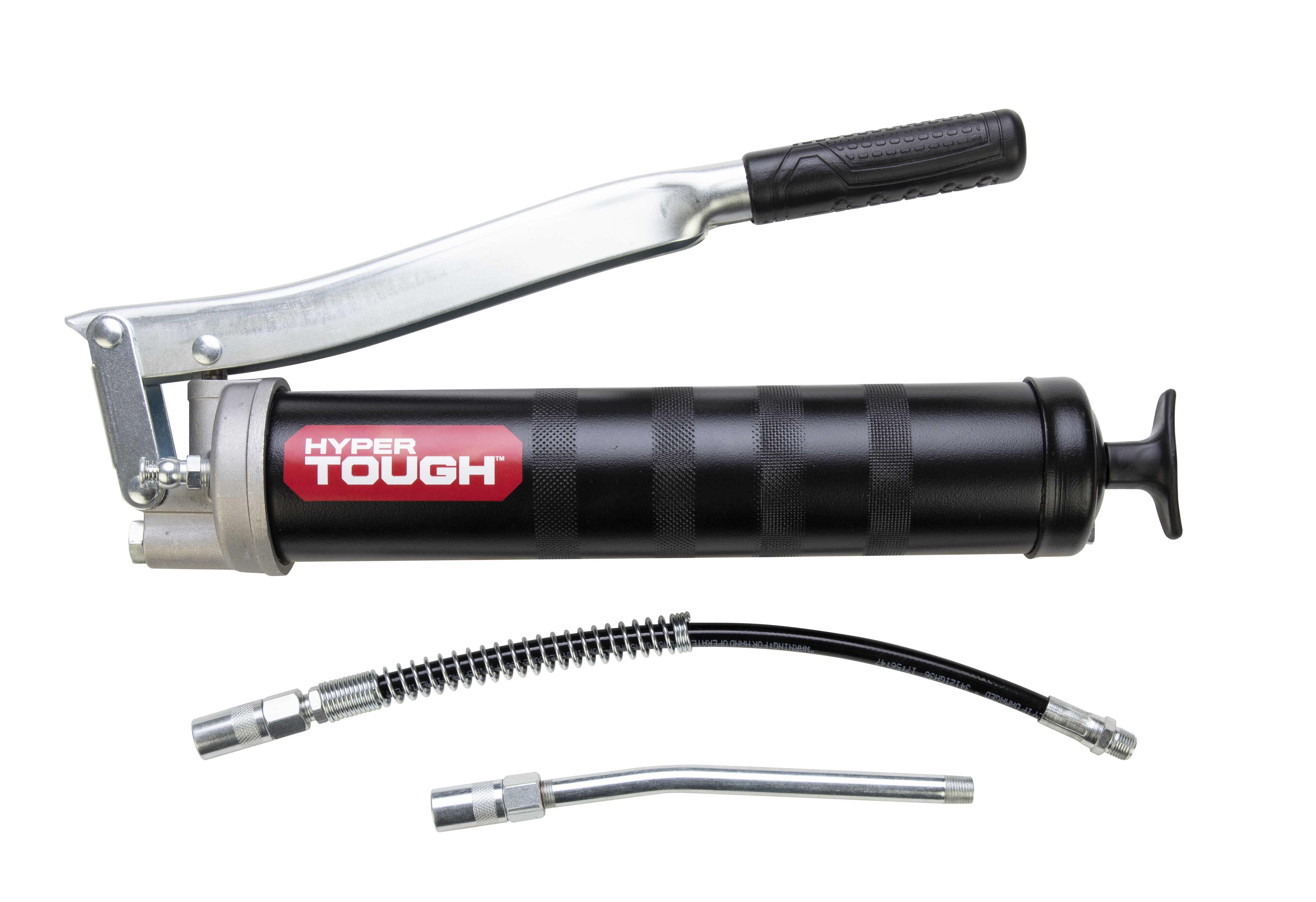 HyperTough Black Heavy Duty 15" Lever Grease Gun