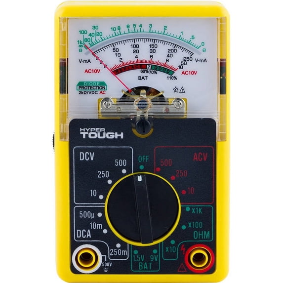 Hyper Tough Multimeter, 14-Range