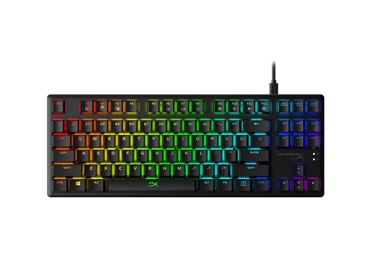 onn. RGB Mechanical Gaming Keyboard with Compact Tenkeyless Design