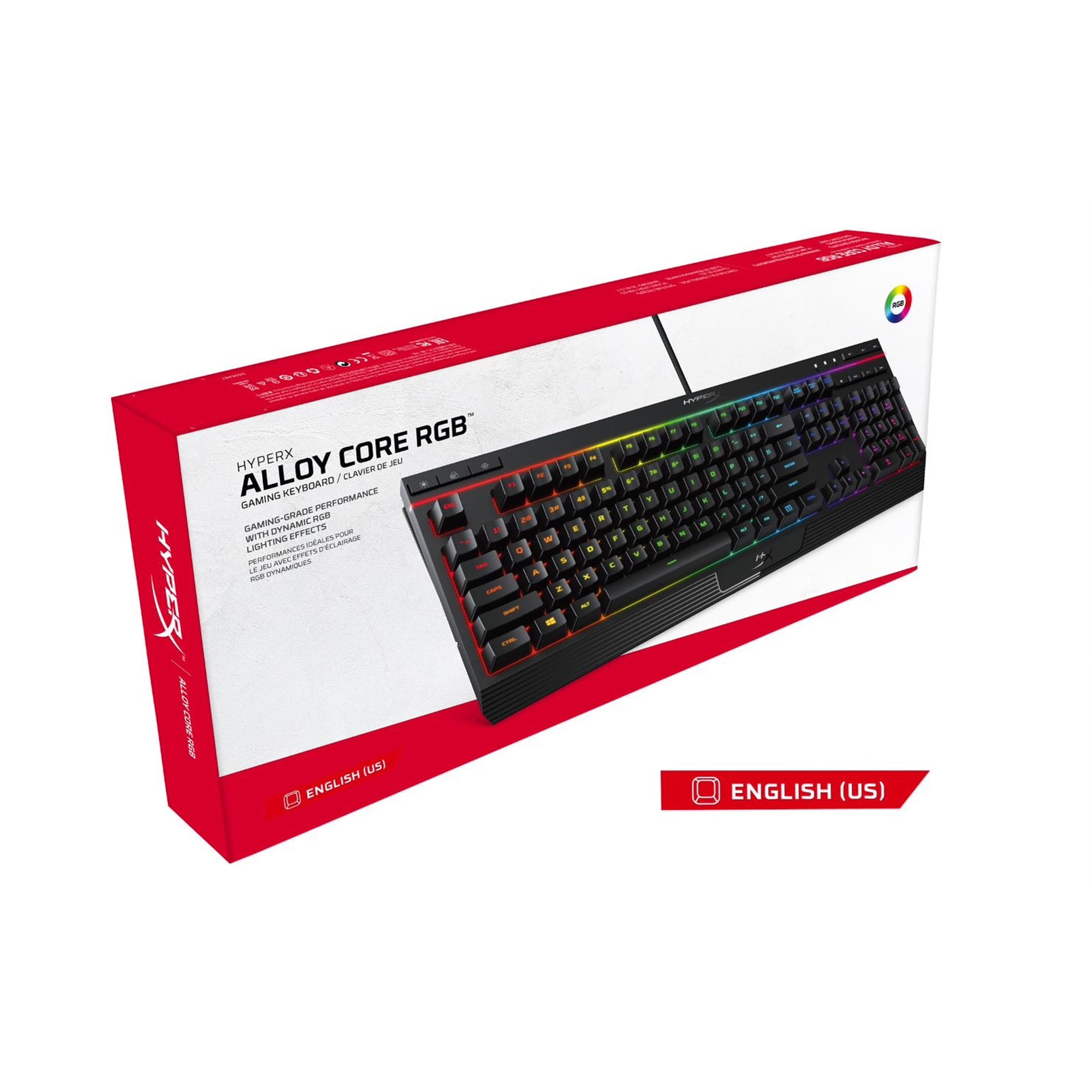 Free Shipping! HyperX Alloy Core RGB - Gaming Keyboard (US