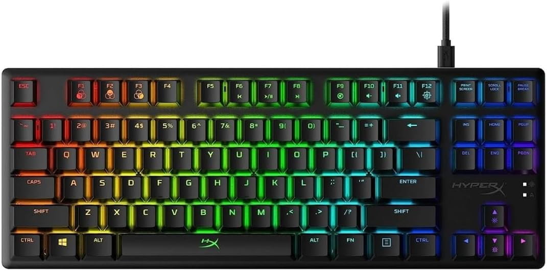 HyperX Alloy Origins Core PBT Mechanical Gaming Keyboard Blue Switch RGB for PC PS5 PS4 Xbox Series