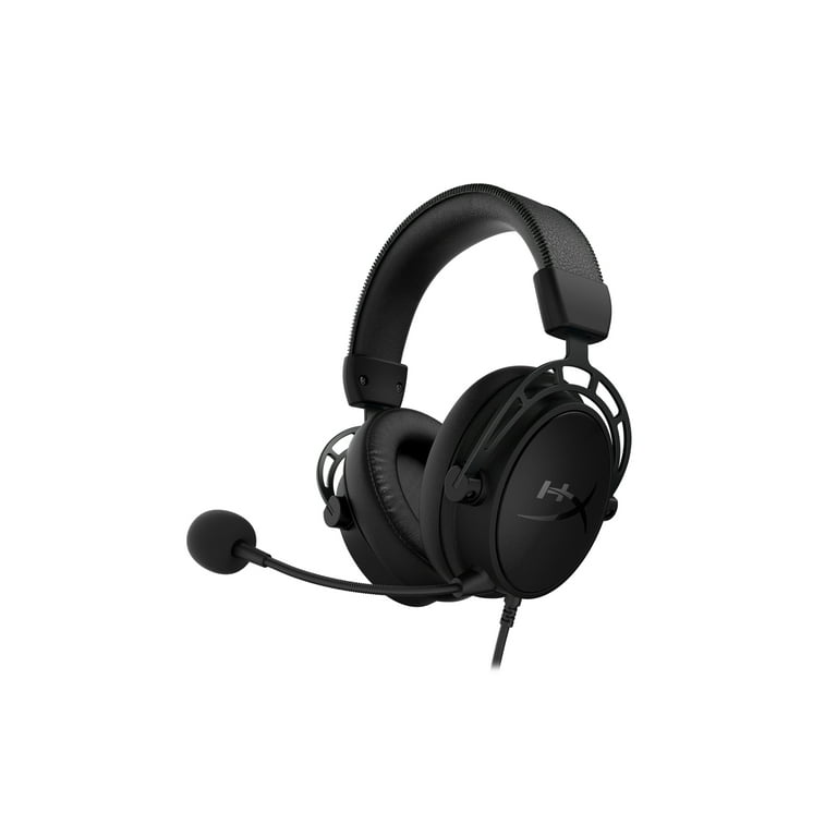  HyperX Cloud Alpha S - PC Gaming Headset, 7.1 Surround Sound,  Adjustable Bass, Dual Chamber Drivers, Chat Mixer, Breathable Leatherette,  Memory Foam, and Noise Cancelling Microphone – Blackout : Everything Else