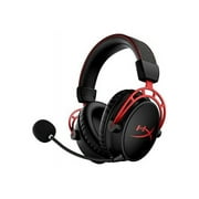 HyperX Cloud Alpha Wireless Over-Ear Gaming Headset, Red