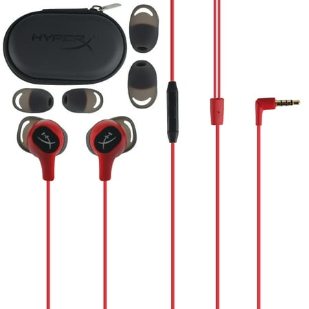 HyperX Cloud Earbuds - Gaming Headphones with Mic for Nintendo Switch Mobile Gaming Headset