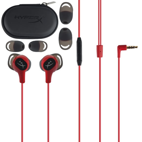 HyperX Cloud Earbuds - Gaming Headphones with Mic for Nintendo Switch Mobile Gaming Headset