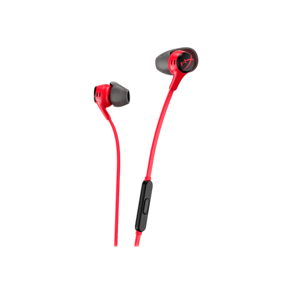 HyperX Cloud Earbuds II - Gaming Earbuds with Mic - Red