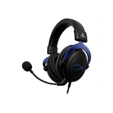 HyperX - Cloud Wired Stereo Gaming Headset for PS5 and PS4 - Black/Blue