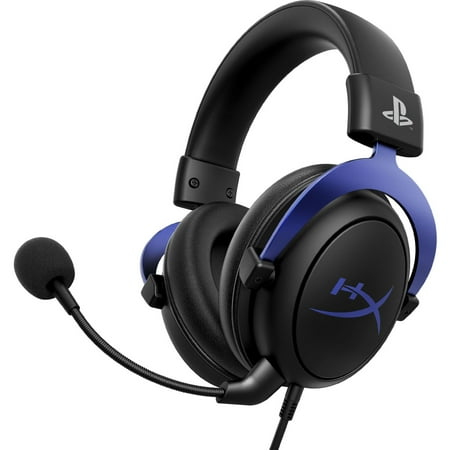 HyperX Cloud Wired Stereo Gaming Headset - Officially Licensed for PS5 and PS4 - Black/Blue