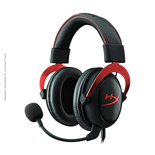 HyperX Cloud II Gaming Headset, 7.1 Surround Sound, Memory Foam Ear