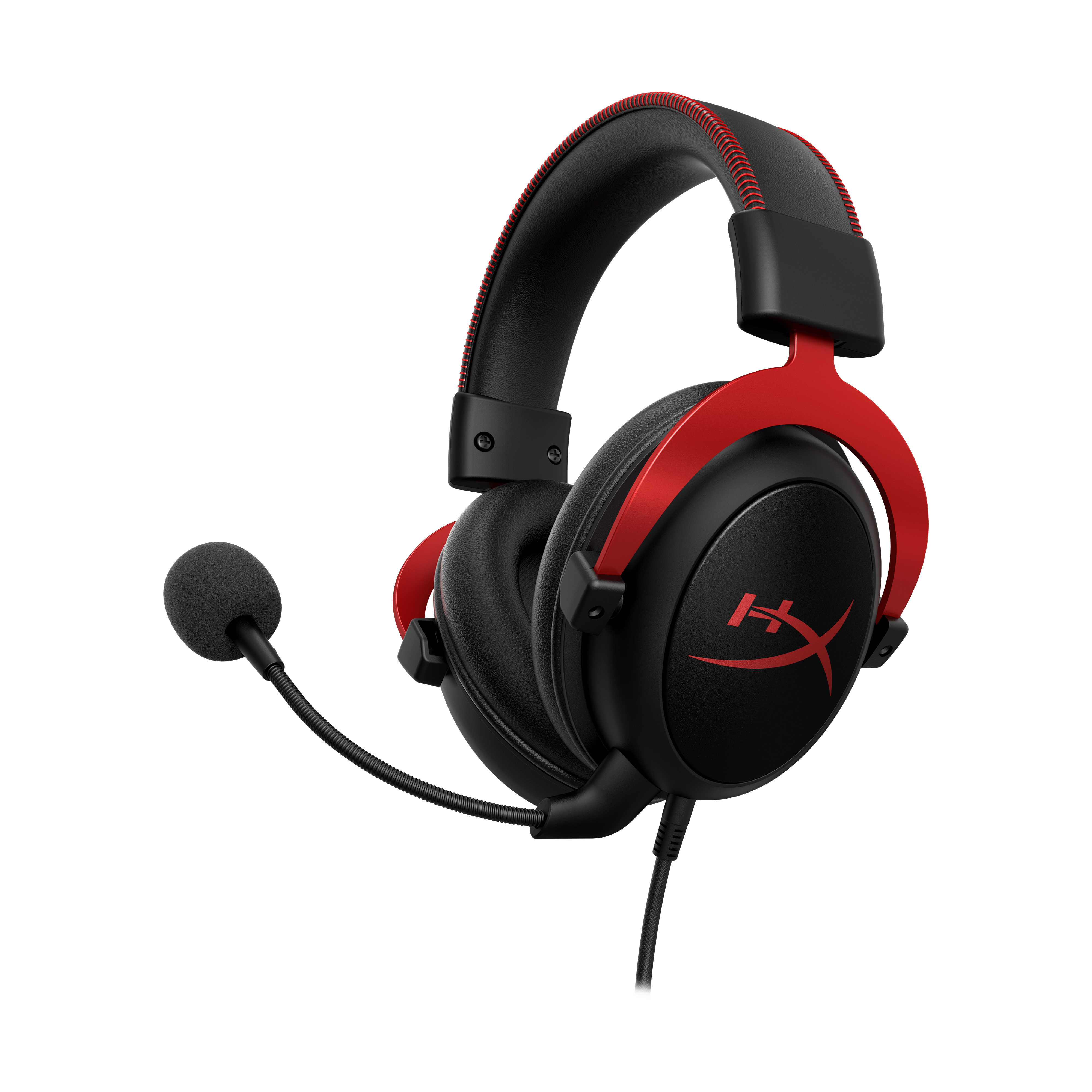 HyperX Cloud II - Wired Gaming Headset, Works with PC, PS5, PS4, Xbox Series X - Red - image 1 of 8