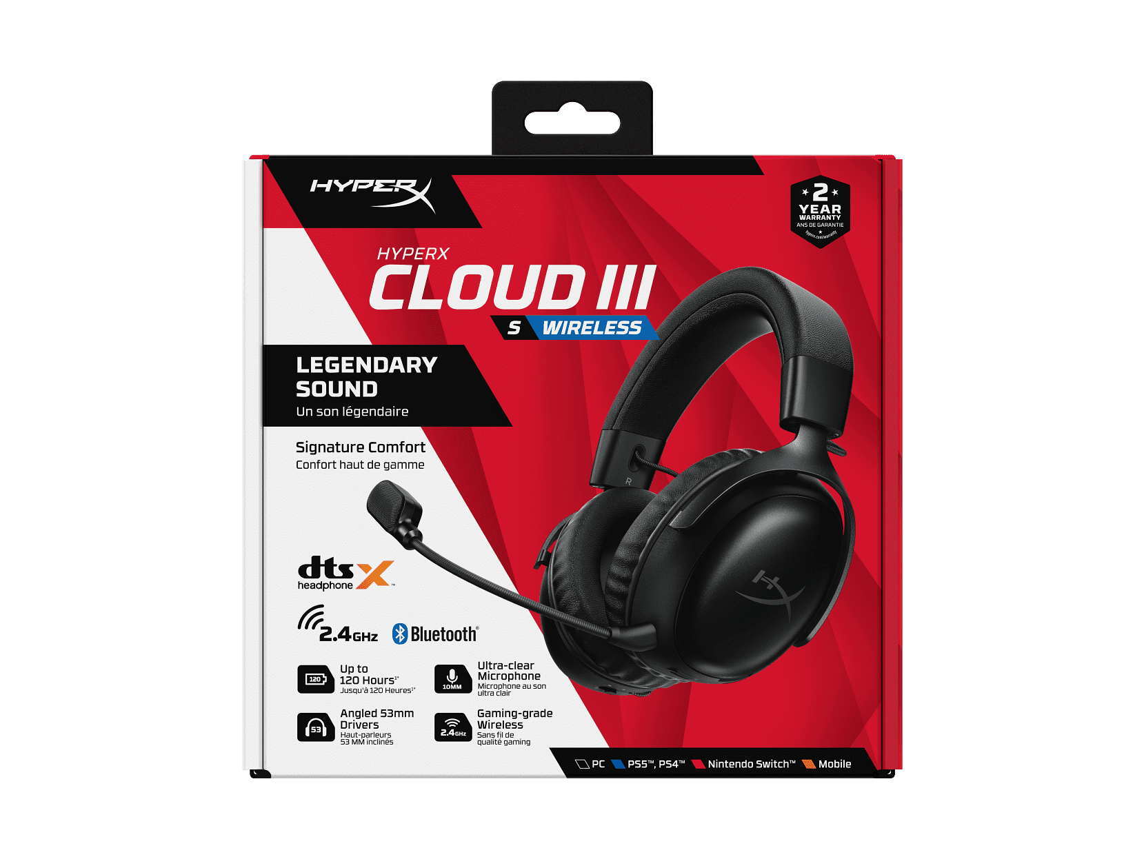 HyperX Cloud III S Wireless - Gaming Headset (Black) - Walmart.com