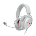 thumbnail interactive-video image 1 of HyperX Cloud III – Wired Gaming Headset, PC, PS5, Xbox Series X|S, Angled 53mm Drivers, DTS Spatial Audio, Memory Foam, Durable Frame, Ultra-Clear 10mm Mic, USB-C, USB-A, 3.5mm – Gray/Red, 1 of 14