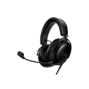 HyperX Cloud III   Wired Gaming Headset, PC, PS5, Xbox Series X|S, Angled 53mm Drivers, DTS, Memory Foam, Durable Frame, Ultra-Clear 10mm Mic, USB-C, USB-A, 3.5mm   Black
