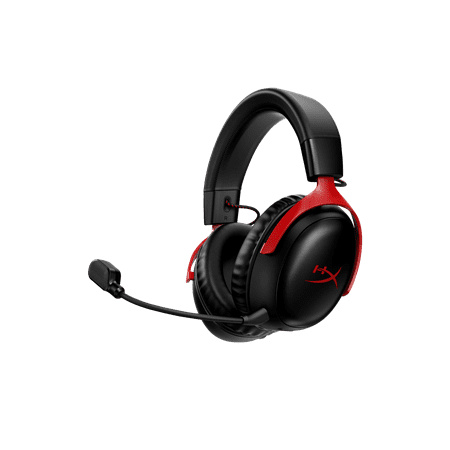 HyperX - Cloud III Wireless Gaming Headset for PC, PS5, PS4, and Nintendo Switch - Black/Red