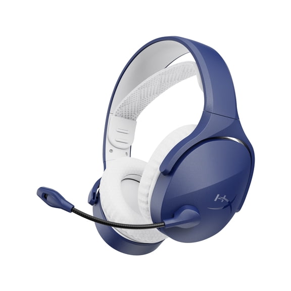 HyperX Cloud Jet Dual Wireless Gaming Headset, 2.4GHz dongle, Bluetooth 5.3, PC, PS5, Mobile, USB-A Light Blue