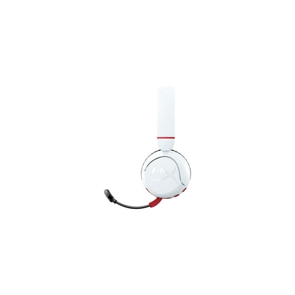 HyperX Cloud Mini - Headset - on-ear - Bluetooth - wireless, wired - active noise canceling - 3.5 mm jack - white
