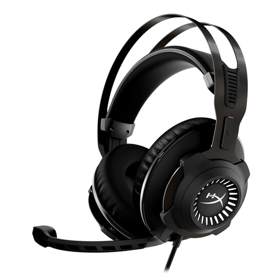 HyperX Cloud Revolver - Gaming Headset with HyperX 7.1 Surround Sound, Signature Memory Foam, Premium Leatherette, Steel Frame, Detachable noise-cancellation microphone