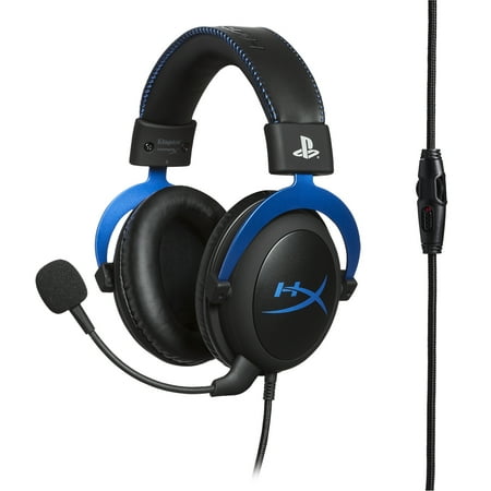 HyperX Cloud Wired Stereo Gaming Headset - Officially Licensed for PS4 and PS5 - Blue/Black